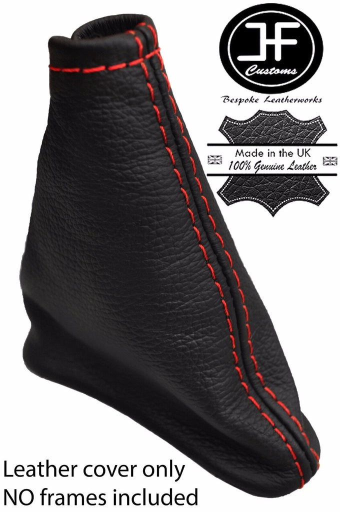 RED STITCHING LEATHER AUTOMATIC GEAR GAITER FITS PONTIAC SUNFIRE COUPE 95-00