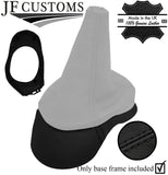 BLACK STITCH LEATHER MANUAL GEAR SURROUND BASE FRAME FITS FIAT MAREA 1996-2002