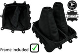 BLACK STITCH LEATHER MANUAL GEAR& HI LOW GAITER+FRAME FOR MITSUBISHI L200 06-09