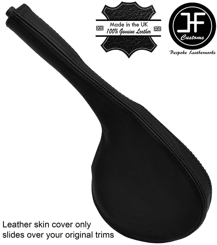 BLACK STITCH REAL LEATHER HANDBRAKE GAITER FITS PEUGEOT BOXER 2007-2014