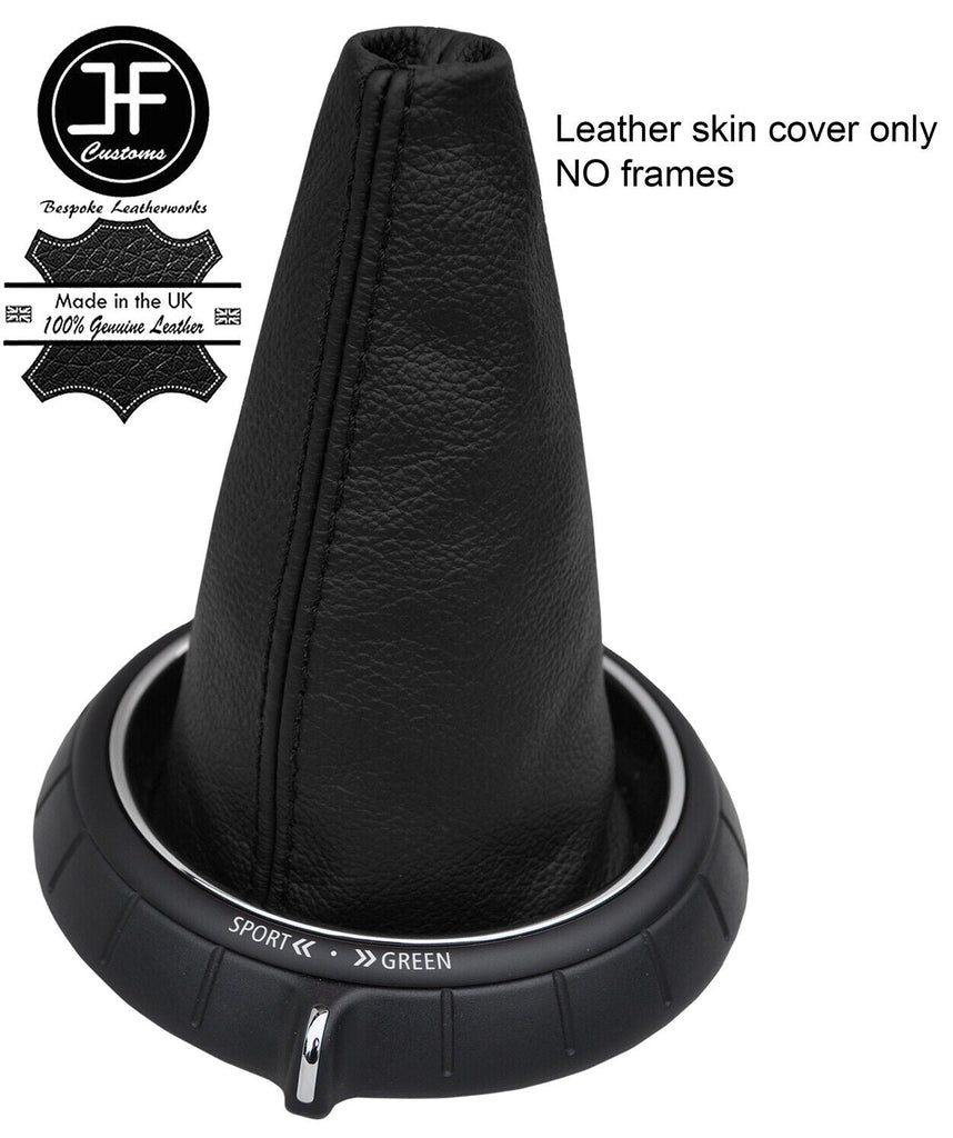 BLACK REAL LEATHER MANUAL GEAR GAITER FOR BMW MINI COOPER F55 F56 2014-2018