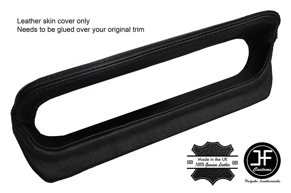 BLACK STITCH SPEEDO INSTRUMENT POD LEATHER COVER FITS FORD CORTINA MK1 EARLY