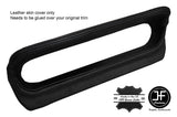BLACK STITCH SPEEDO INSTRUMENT POD LEATHER COVER FITS FORD CORTINA MK1 EARLY
