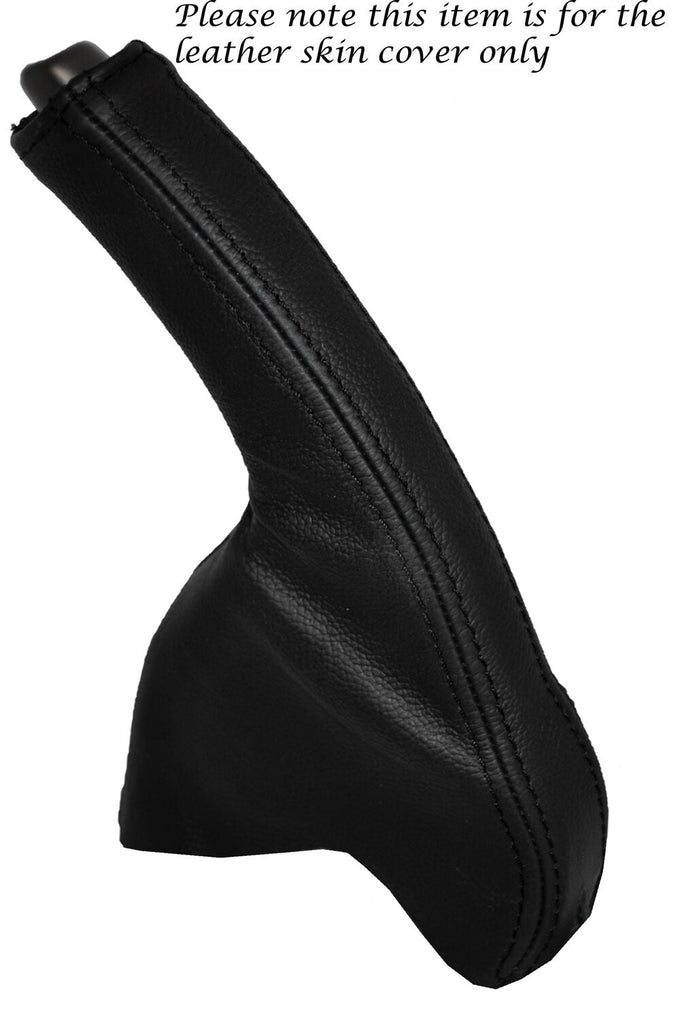 BLACK STITCHING LEATHER HANDBRAKE GAITER FITS HONDA ACCORD 2009-2013 CUSTOM NEW