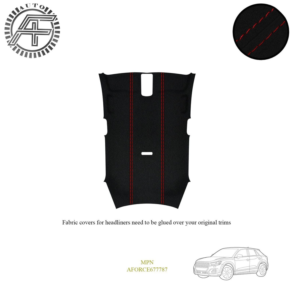 LUXE SUEDE CUSTOM HEADLINER COVER FOR AUDI Q2 5 DOOR SUV 2017-PRESENT
