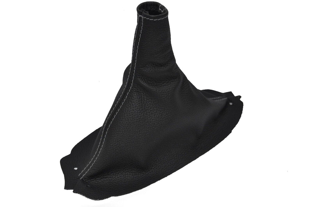 1985-1990 FITS PONTIAC FIREBIRD TRANS AM grey stitch LEATHER SHIFT BOOT