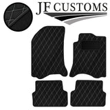 WHITE DIAMOND VINYL 4X TAILORED FLOOR CARPETS FOR RENAULT LAGUNA MK2 01-07 JF1
