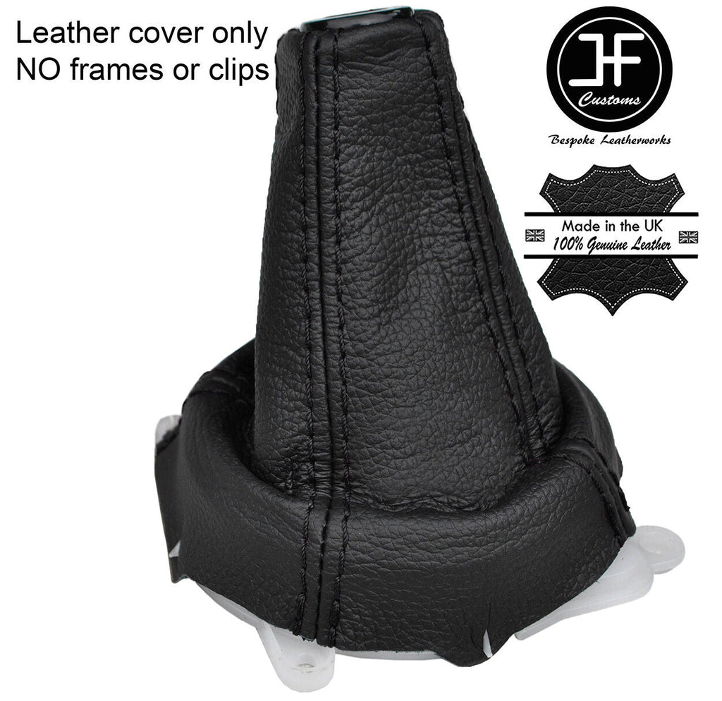 BLACK STITCH REAL LEATHER 5 SPEED GEAR GAITER FOR MITSUBISHI LANCER EVO 7 8 9