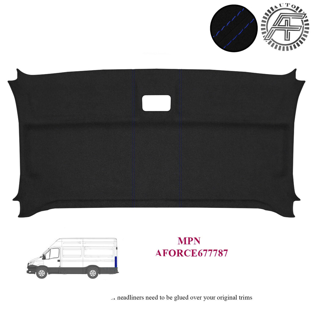 LUXE SUEDE HEADLINER COVER FITS IVECO DAILY VAN 2014-2019 MADE IN UK
