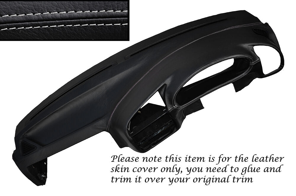 GREY STITCH DASH DASHBOARD LEATHER SKIN COVER FITS BMW 3 SERIES E36 1992-1998