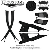 BLACK STITCH LEATHER COVERS FOR FORD MUSTANG 05-09 COUPE TOP INTERIOR KIT