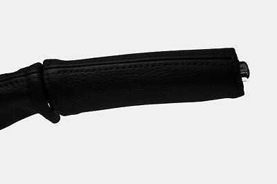 black stitch FITS FORD SCORPIO MK2 94-98 LEATHER HANDBRAKE HANDLE COVER ONLY