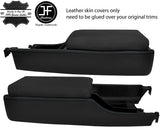 BLACK STITCH CENTRE CONSOLE SIDE TRIM LEATHER COVER FITS NISSAN 300ZX Z32 90-96