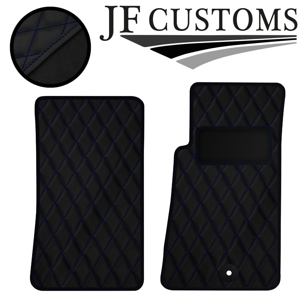 D BLUE DIAMOND VINYL 2X TAILORED FLOOR CARPETS FOR MAZDA MX5 MK2 98-05 JF1