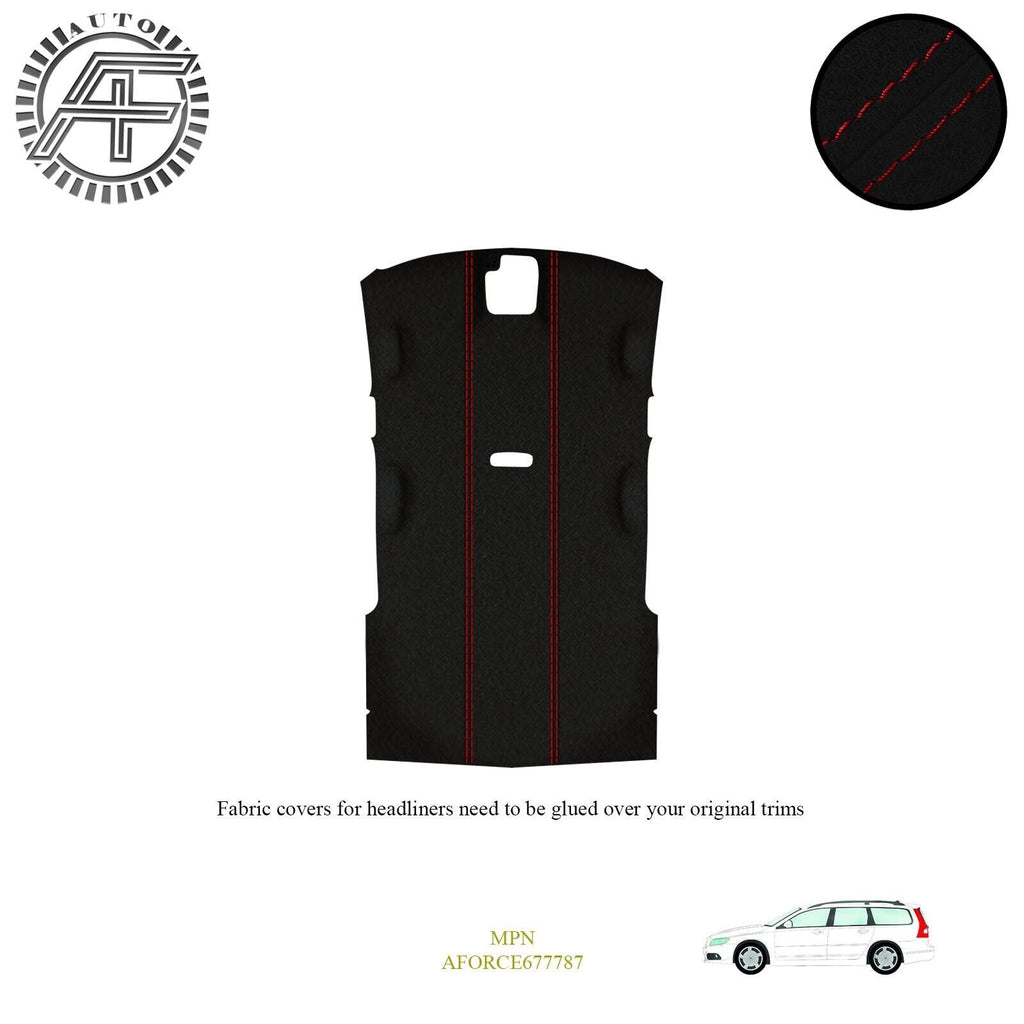 LUXE SUEDE CUSTOM HEADLINER COVER FITS VOLVO V70 MK3 5-DOOR ESTATE 2008-2016