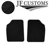 BLACK DIAMOND STITCH VINYL 4XTAILORED FLOOR CARPET FOR VW CORRADO 98-05 JF1