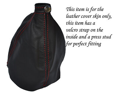 red stitching FITS KIA CARENS 2007-2012 LEATHER GEAR GAITOR CUSTOM NEW