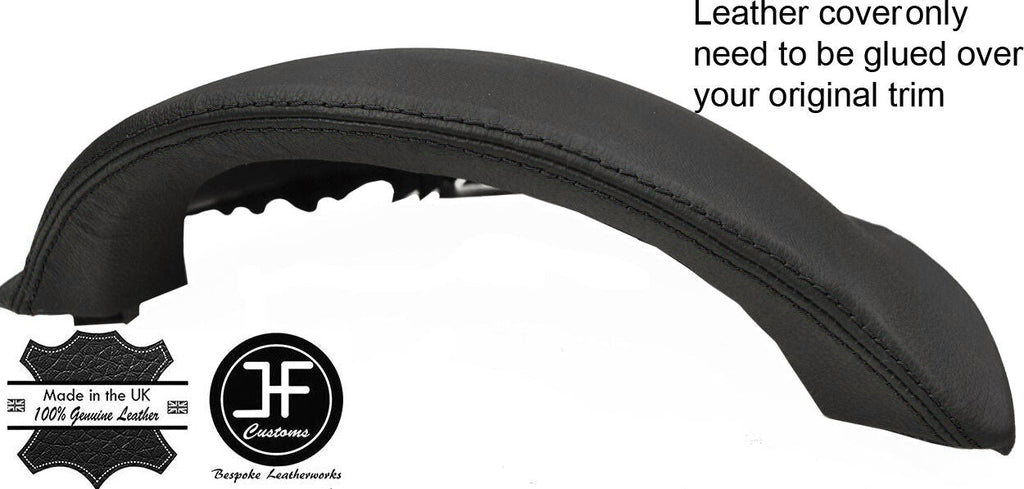 BLACK STITCH INSTRUMENT SPEEDO HOOD LEATHER COVER FOR MERCEDES VANEO W414 02-05