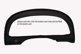 red stitch FITS SUBARU IMPREZA 98-00  GAUGE HOOD SPEEDO LEATHER COVER ONLY
