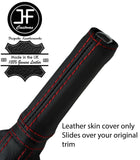 RED STITCH LEATHER HANDBRAKE HANDLE COVER FITS ALFA ROMEO 156 1998-2002