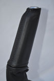 black stitch FITS FORD FOCUS MK3 MK4 2005-2011 LEATHER HANDBRAKE HANDLE COVER