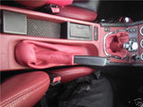 FITS BMW Z3 GEAR HANDBRAKE GAITER CALYPSO RED REAL LEATHER CUSTOM NEW MADE IN UK