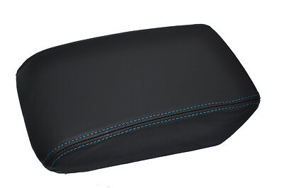 blue stitch FITS TOYOTA COROLLA 2ZZ-GE T-SPORT LEATHER ARMREST COVER ONLY