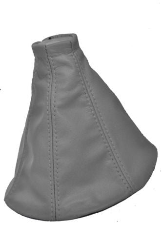 FITS FORD MONDEO MK3 03-06 GEAR GAITER LEATHER IN WHITE CUSTOM NEW MADE IN UK