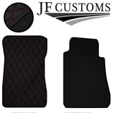 D RED DIAMOND VINYL 4XTAILORED FLOOR CARPETS FOR MERCEDES C CLASS W202 93-00 JF1