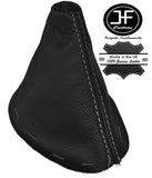 GREY STITCH REAL BLACK LEATHER GEAR GAITER BOOT FITS CITROEN C3 DS3 2010-2015