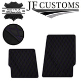 VIOLET DIAMOND STITCH VINYL 2X TAILORED FLOOR MAT CARPETS FOR LOTUS EXIGE 15-19