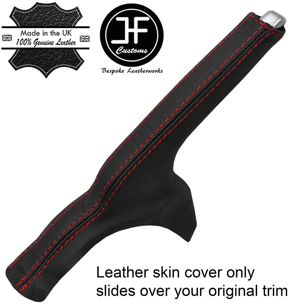 RED STITCH REAL LEATHER HANDBRAKE GAITER FITS SUZUKI VITARA 2015-2019 CUSTOM NEW