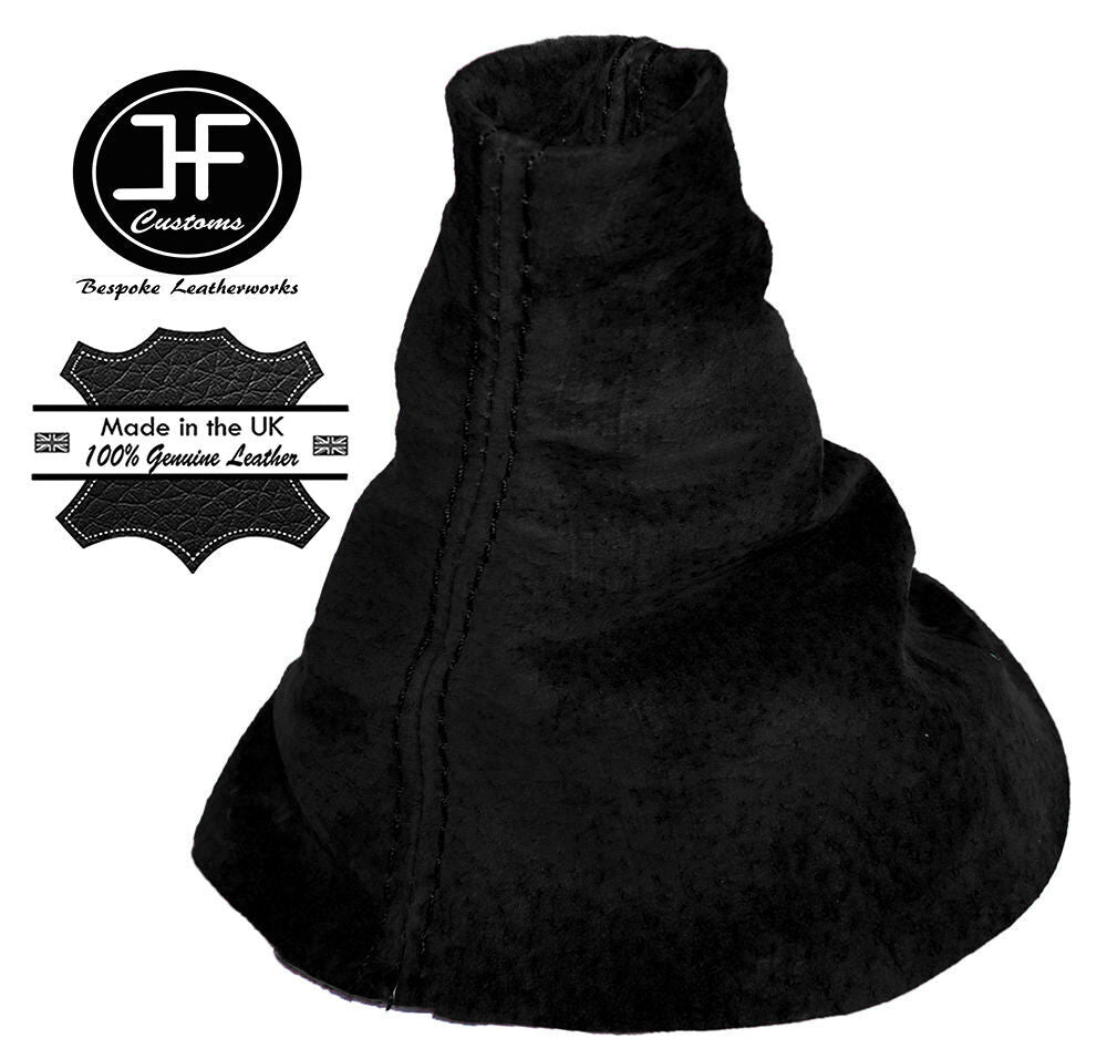 BLACK SUEDE MANUAL GEAR LEVER GAITER FOR PEUGEOT 206 206 CC 98-00 CUSTOM NEW