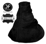 BLACK SUEDE MANUAL GEAR LEVER GAITER FOR PEUGEOT 206 206 CC 98-00 CUSTOM NEW