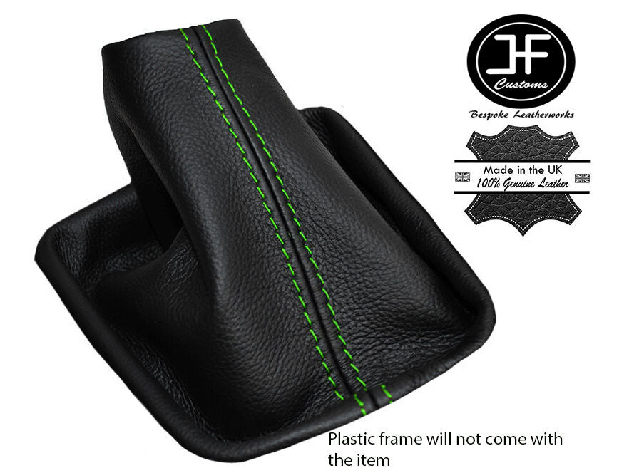 GREEN STITCH FITS BMW E36 E46 1991-2005 3 SERIES REAL LEATHER GEAR SHIFT BOOT
