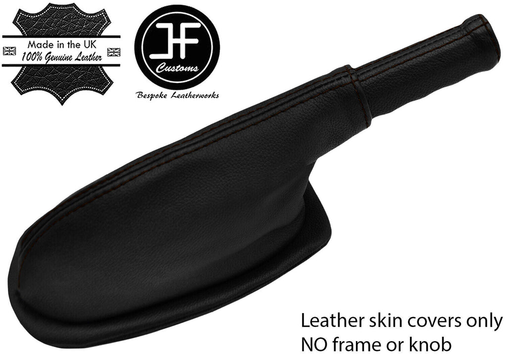 BROWN STICH HANDBRAKE GAITER OVER RUBBER+HANDLE FOR ALFA ROMEO SPIDER 105 EARLY