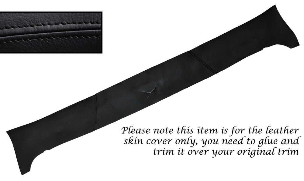BLACK STITCH TOP ROOF PANEL SKIN COVER FITS FORD ESCORT MK4 CABRIO CONVERTIBLE