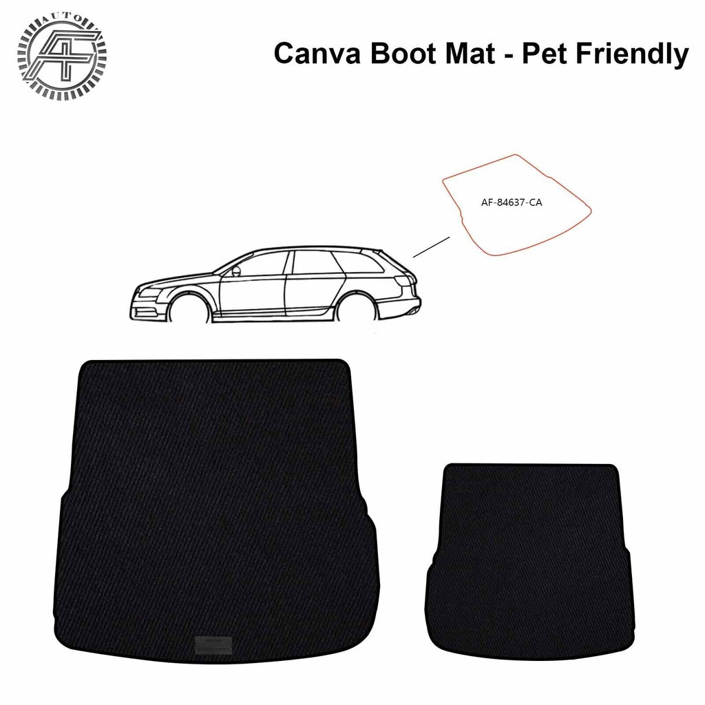FOR AUDI A6 AVANT C6 04-11 DOG FRIENDLY TRUNK / BOOT CANVA MAT/CARPET CAT/DOG