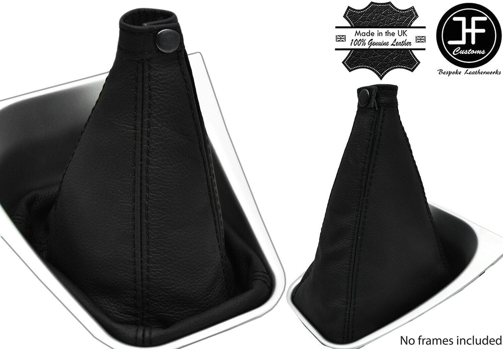 BLACK STITCH REAL LEATHER GEAR GAITER FOR ALFA ROMEO GTV SPIDER 916 PHASE 2