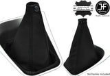 BLACK STITCH REAL LEATHER GEAR GAITER FOR ALFA ROMEO GTV SPIDER 916 PHASE 2