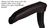 RED STITCHING FITS FORD FOCUS MK3 2011-2014 LEATHER HANDBRAKE HANDLE ONLY