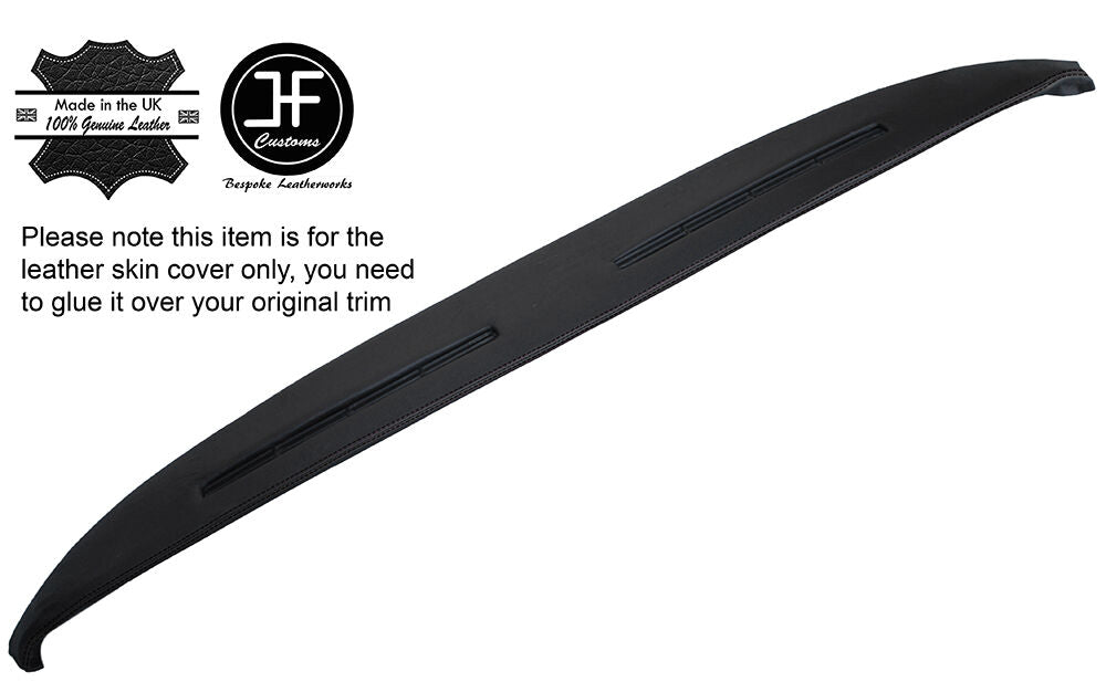 BLACK STITCH REAR TOP DASH DASHBOARD COVER FITS ROLLS ROYCE SILVER SHADOW II