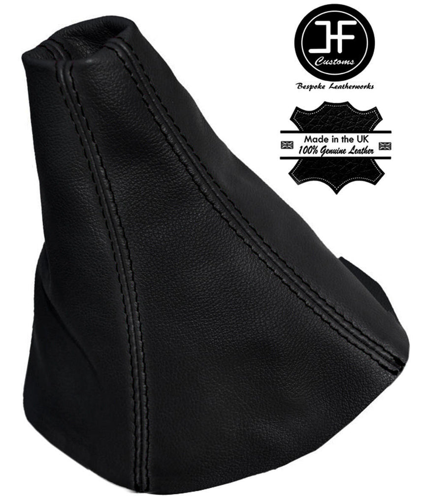 BLACK STITCHING LEATHER GEAR GAITER FITS VAUXHALL ASTRA H MK5 2004-2014