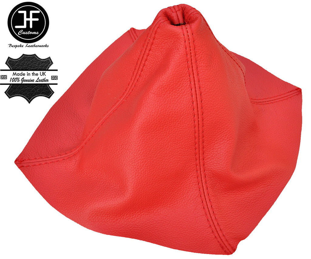 RED TOP GRAIN REAL LEATHER MANUAL GEAR GAITER FITS TVR GRIFFITH 500 CUSTOM NEW