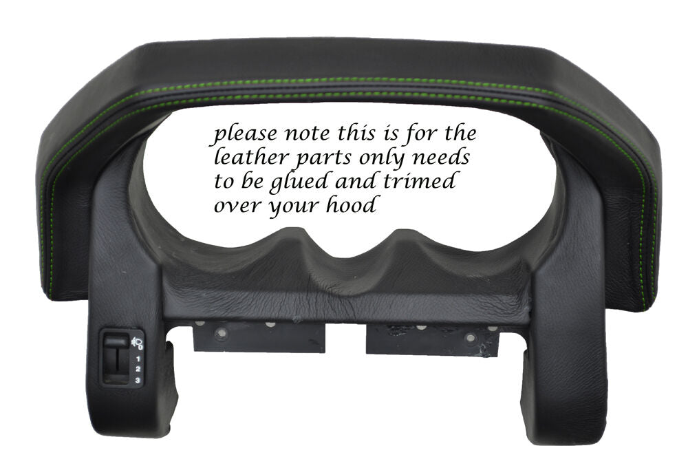 GREEN STITCH SPEEDO SURROUND SKIN COVER FITS LANDROVER FREELANDER 2004-2006