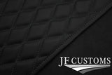 D GREY DIAMOND STITCH VINYL 2X TAILORED FLOOR MAT CARPETS FOR LOTUS ELISE S1