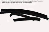 red stitch FITS BMW 3 SERIES  E90 E91 4X DOOR TRIM SUEDE  COVERS ONLY CUSTOM NEW