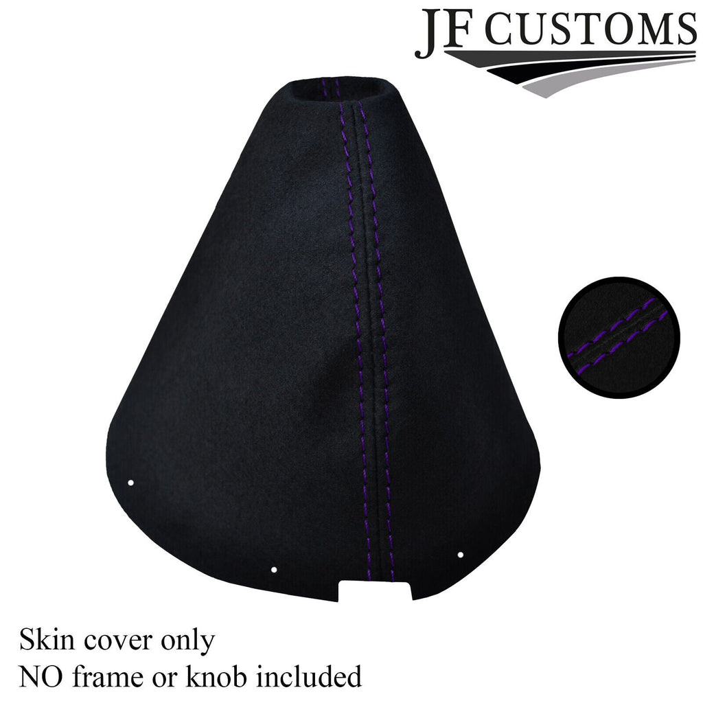 PURPLE STITCH FITS NISSAN 350Z 33Z 2002-2009 REAL SUEDE GEAR GAITER SHIFT BOOT