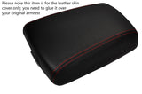 RED STITCHING ARMREST LID LEATHER SKIN COVER FITS KIA SORENTO KX-3 2009-2015
