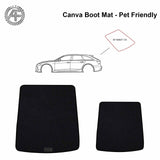 FOR AUDI A6 AVANT C7 11-18 DOG FRIENDLY TRUNK / BOOT CANVA MAT/CARPET CAT/DOG
